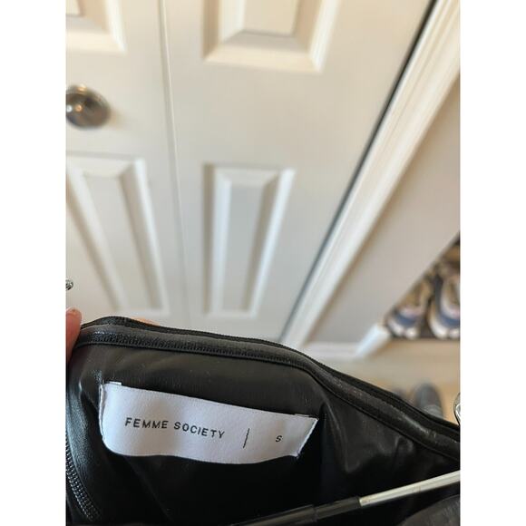 Femme Society Black Strapless Cocktail Dress, Women's Size Small, NWOT - Picture 4 of 7